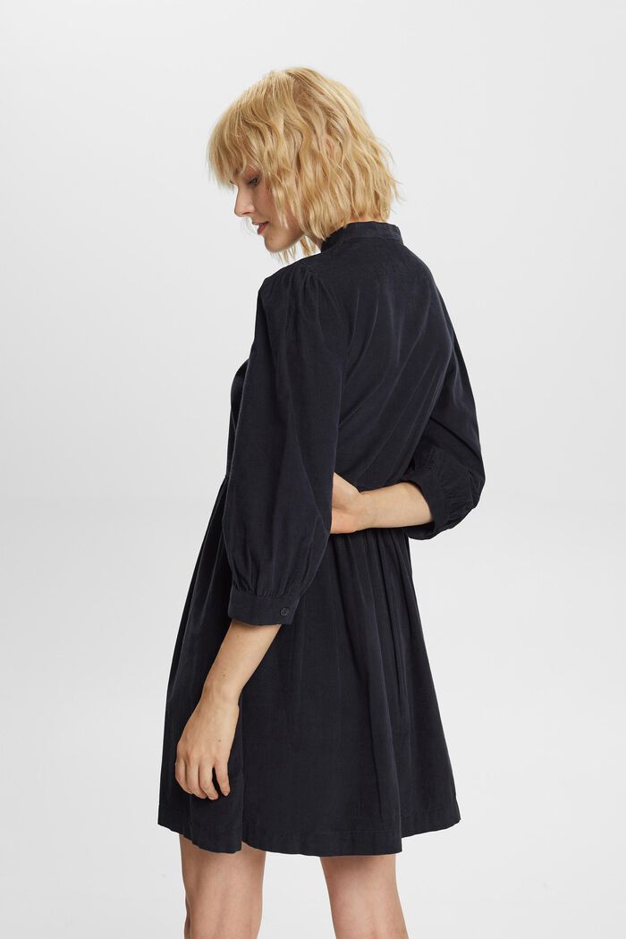 Mini-robe en velours côtelé, BLACK, detail image number 4