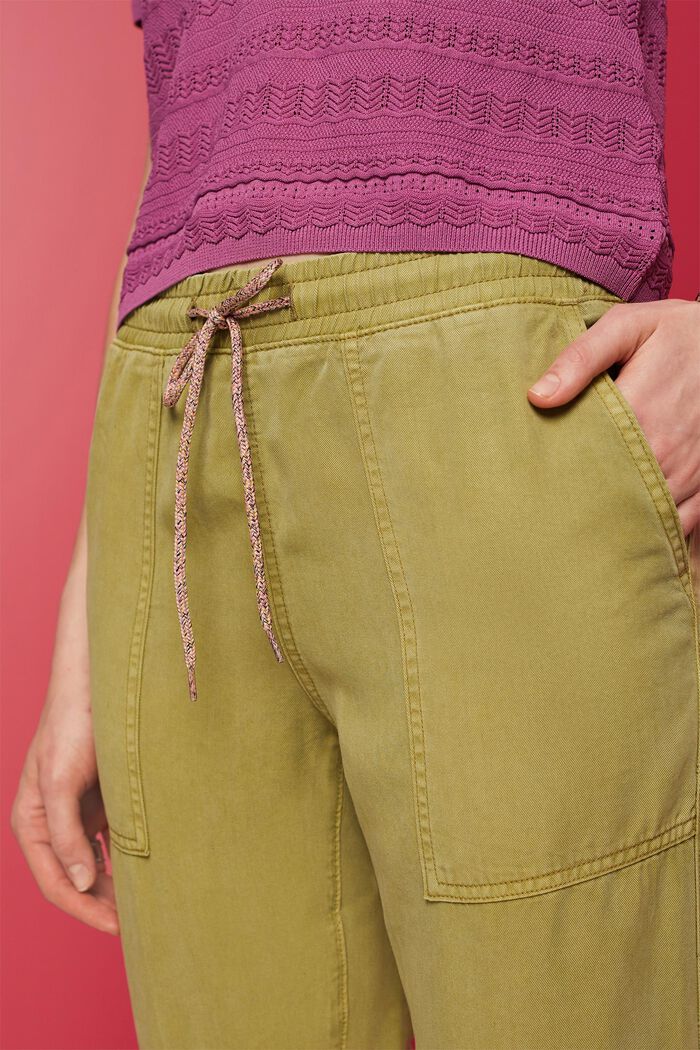 Pantalon à taille élastique, PISTACHIO GREEN, detail image number 2