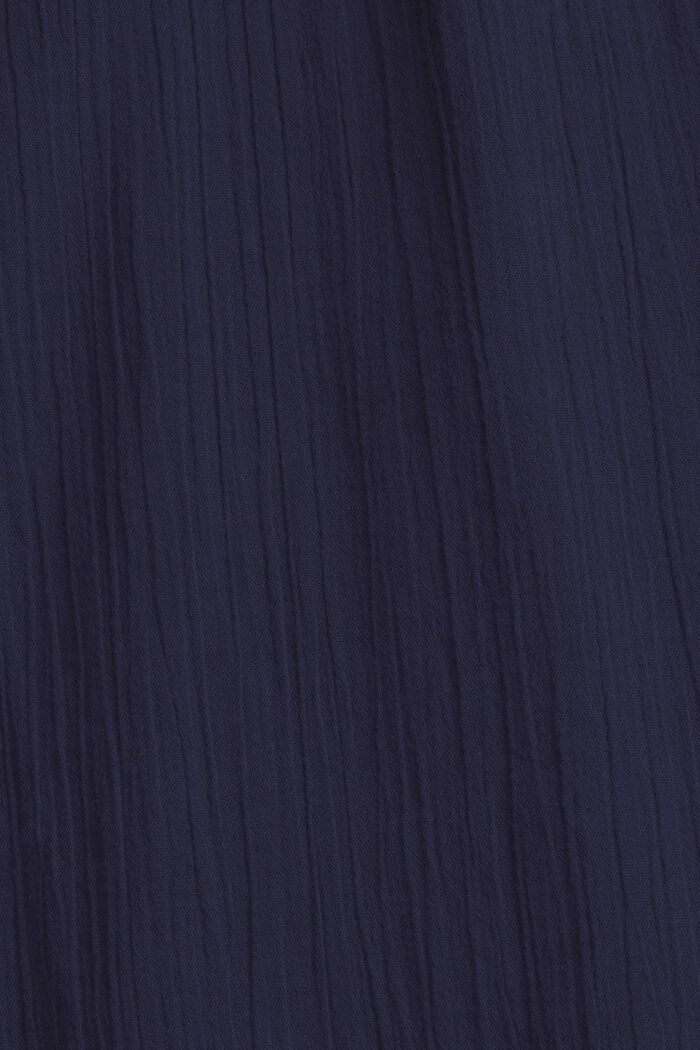 Robe longueur midi, 100 % coton, NAVY, detail image number 4