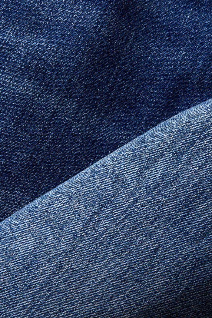 En matière recyclée : le jean de coupe Straight Fit, BLUE MEDIUM WASHED, detail image number 5