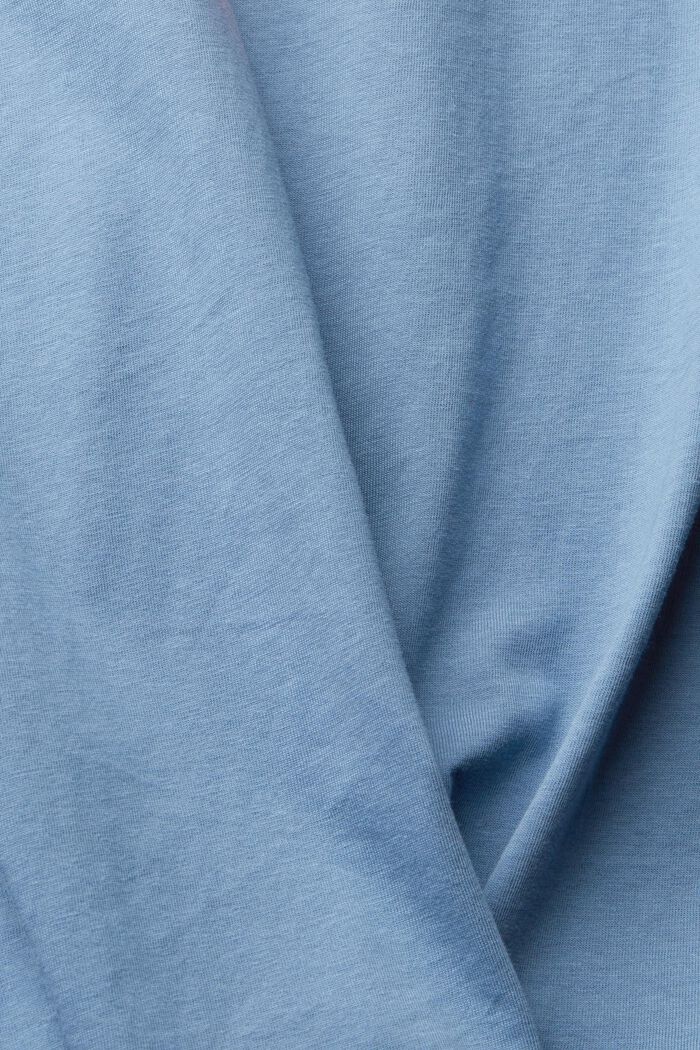 T-shirt en jersey à imprimé, coton biologique, BLUE, detail image number 4