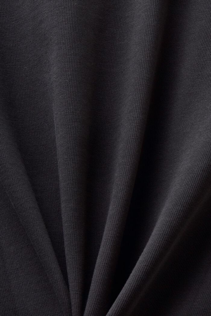 T-shirt col rond à logo, ANTHRACITE, detail image number 4