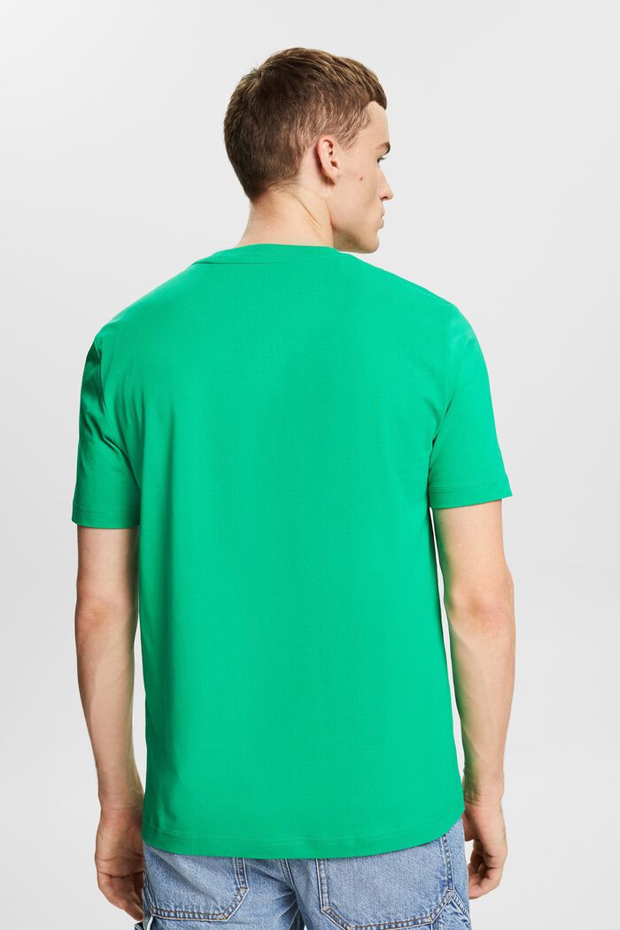 T-shirt en jersey de coton biologique, GREEN, detail image number 2