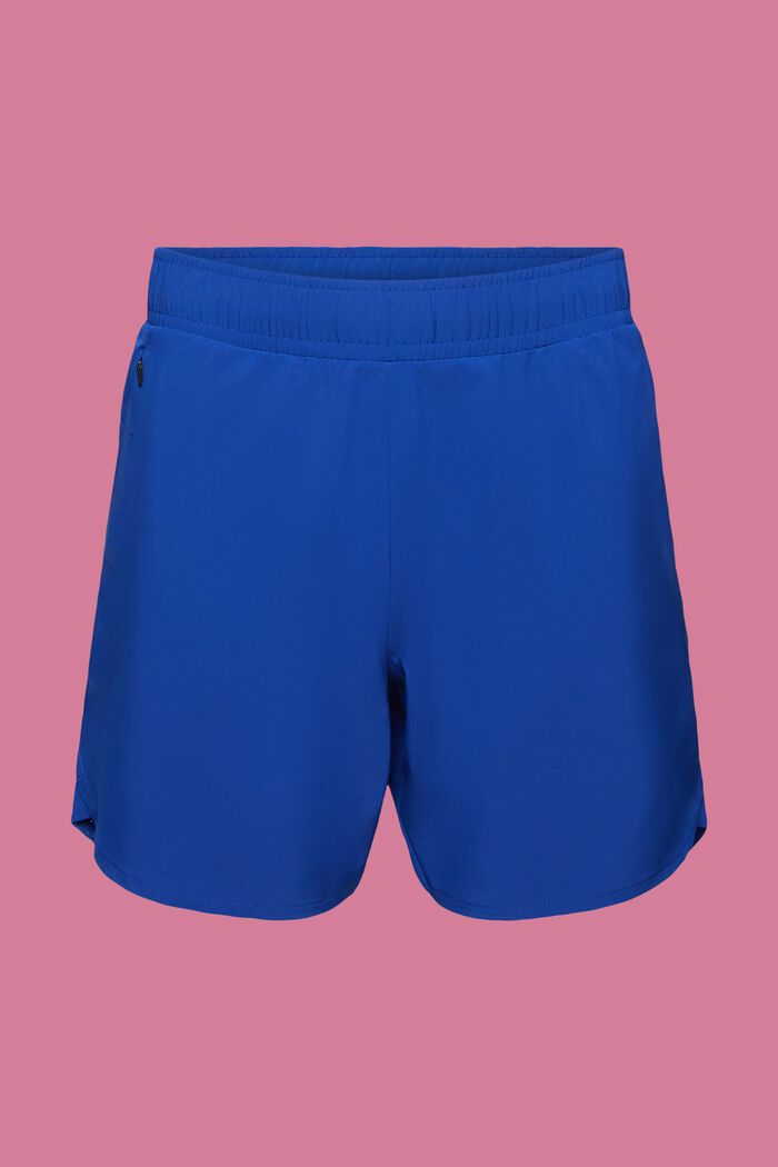 Short de sport à poches zippées, BRIGHT BLUE, detail image number 6