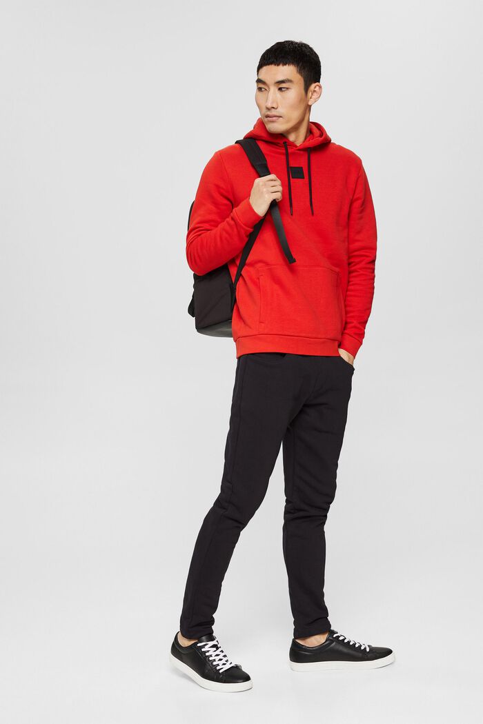 Sweatshirt, RED ORANGE, detail image number 1