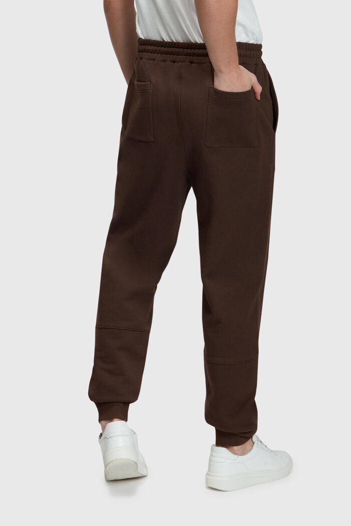 Pantalon de jogging style colour blocking, DARK BROWN, detail image number 1