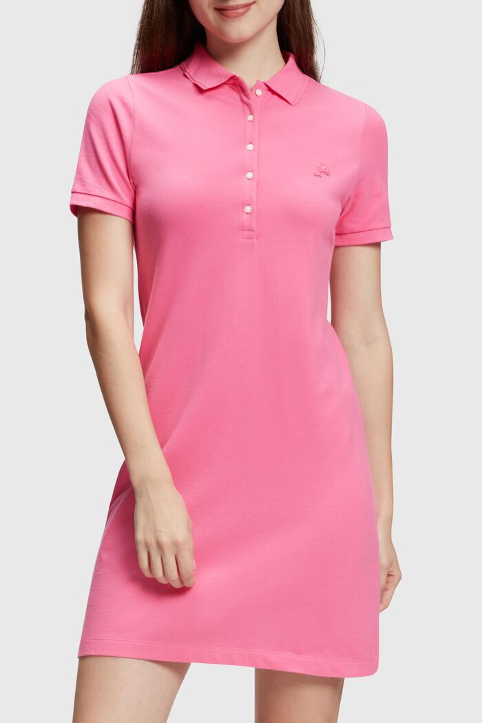 Robe polo classique Dolphin Tennis Club, PINK, detail image number 0