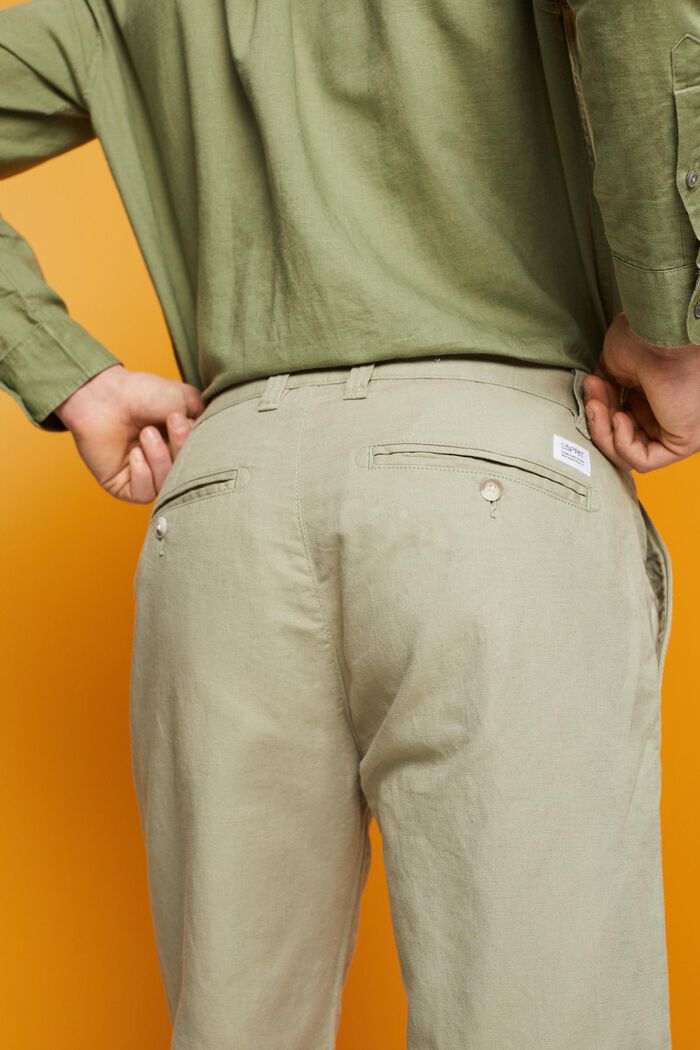 Short de style chino, LIGHT GREEN, detail image number 4