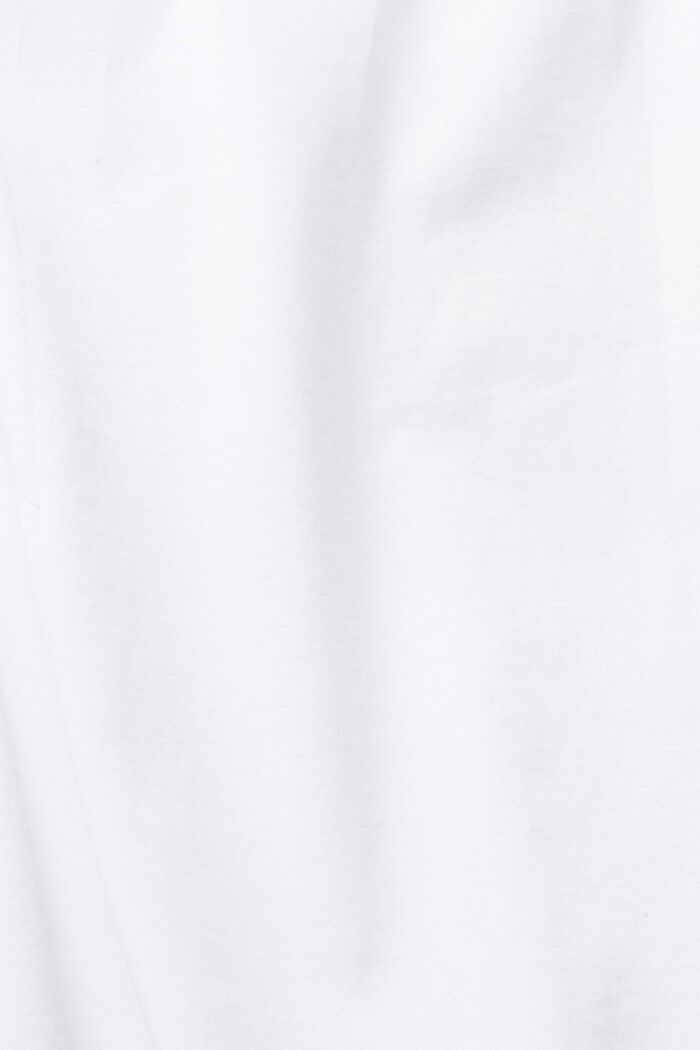 T-shirt court à imprimé, WHITE, detail image number 4