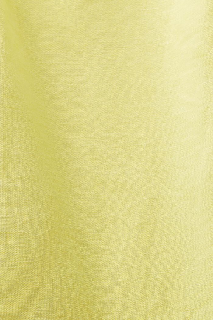 Chemisier smocké sans manches, PASTEL YELLOW, detail image number 5