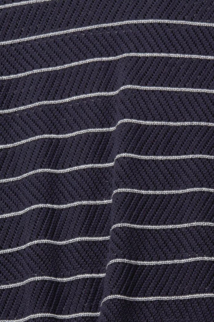 Cardigan rayé en maille pointelle, NAVY BLUE, detail image number 1