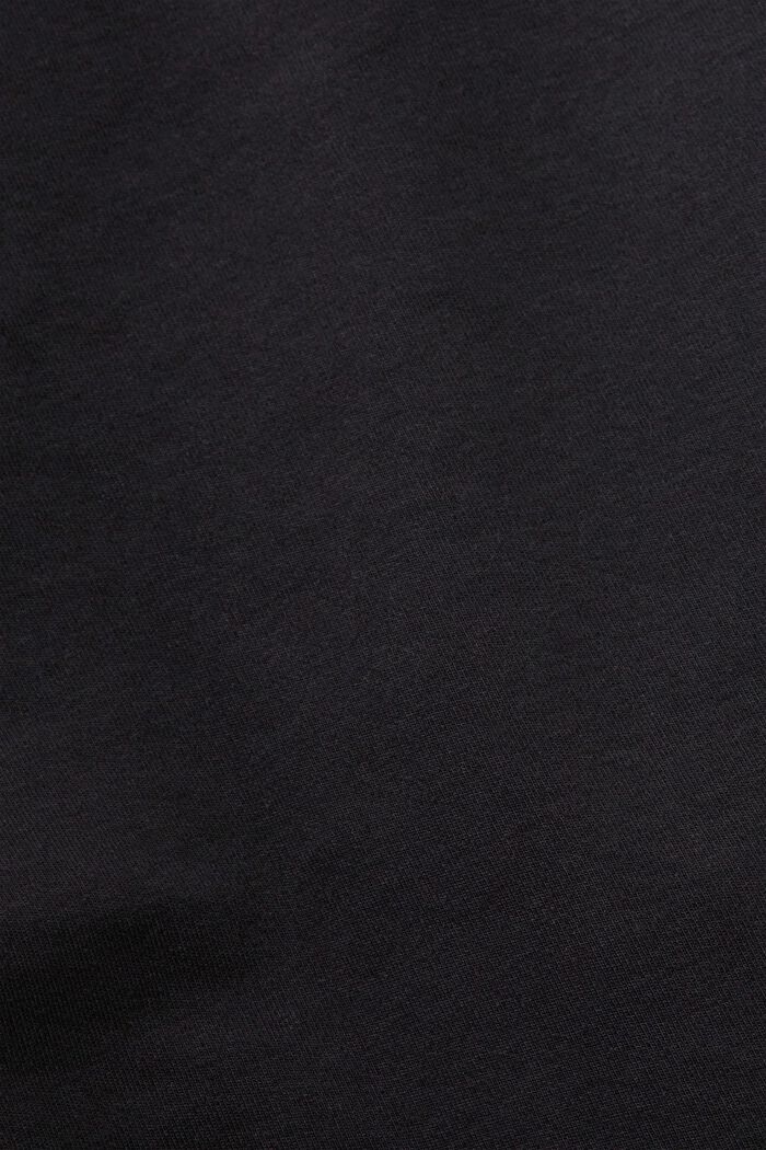 Sweat-shirt à cordon coulissant sous tunnel à la base, BLACK, detail image number 6