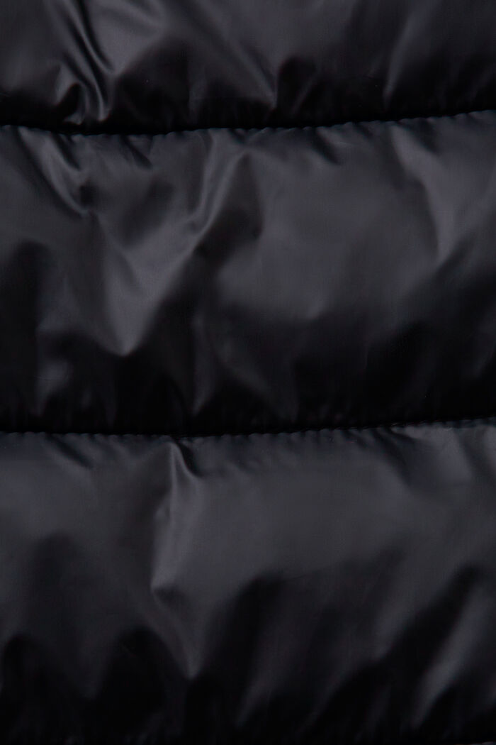 Gilet matelassé de coupe longue, BLACK, detail image number 5