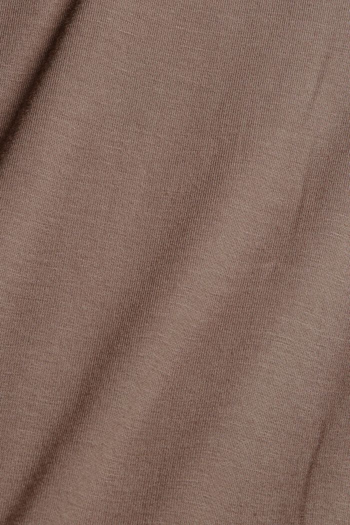 Chemise de nuit en jersey, en LENZING™ ECOVERO™, TAUPE, detail image number 4