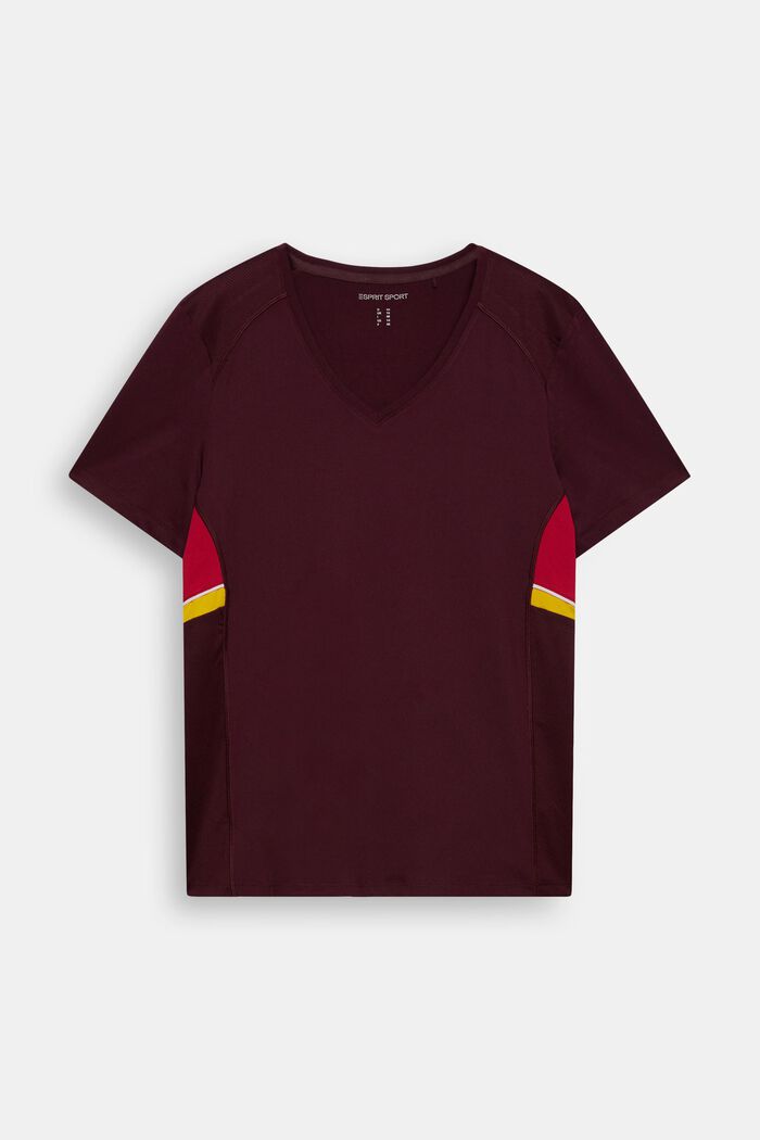 T-shirt de sport CURVY, BORDEAUX RED, detail image number 0