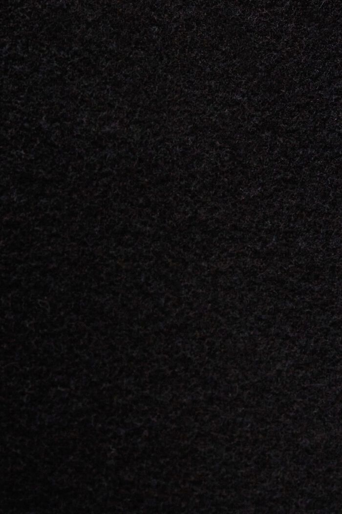 Manteau en laine mélangée, BLACK, detail image number 5
