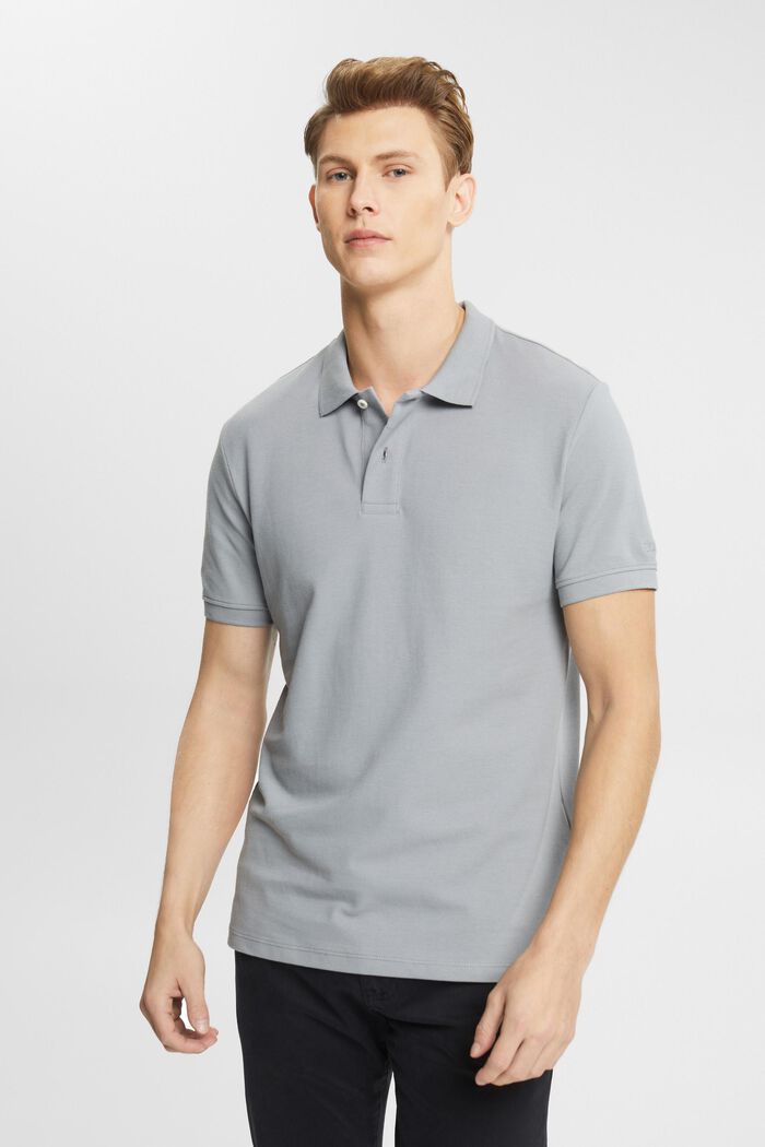Polo coupe Slim Fit, MEDIUM GREY, detail image number 0