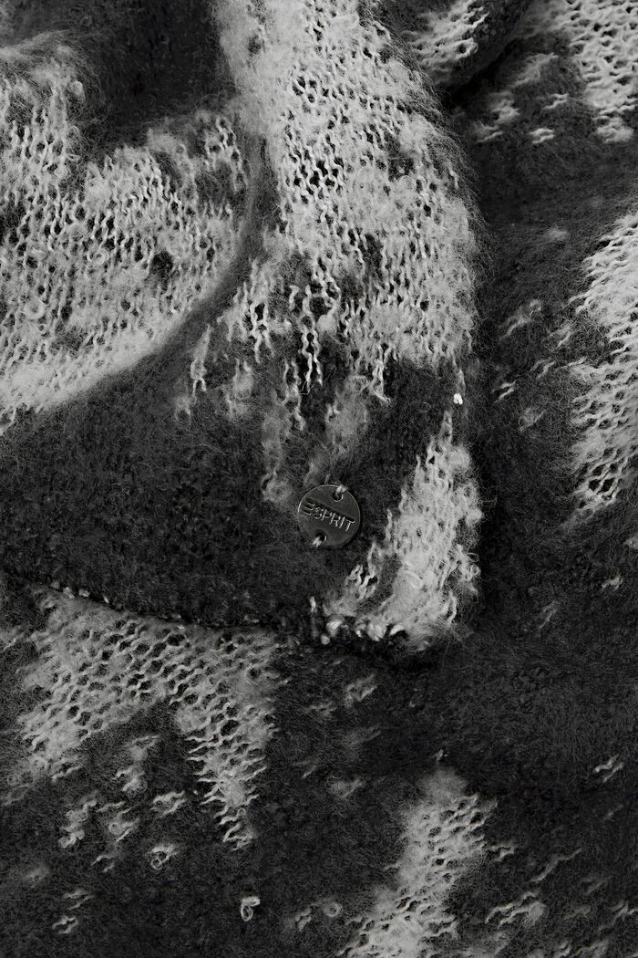 Châle à motif, BLACK, detail image number 1