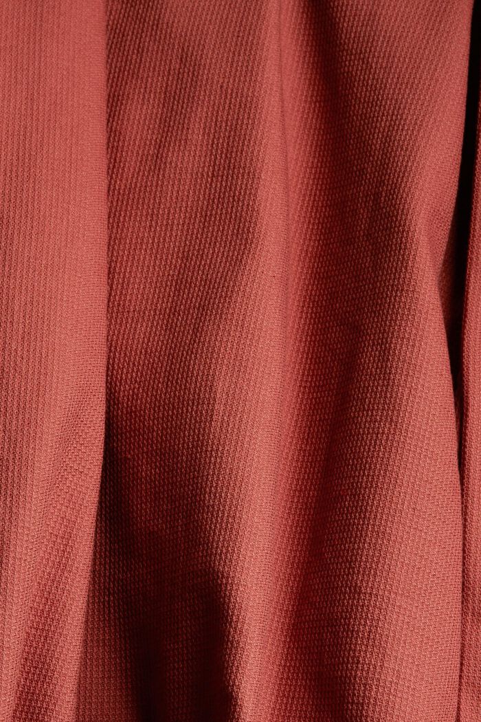Woven Shirt, RUST BROWN, detail image number 4