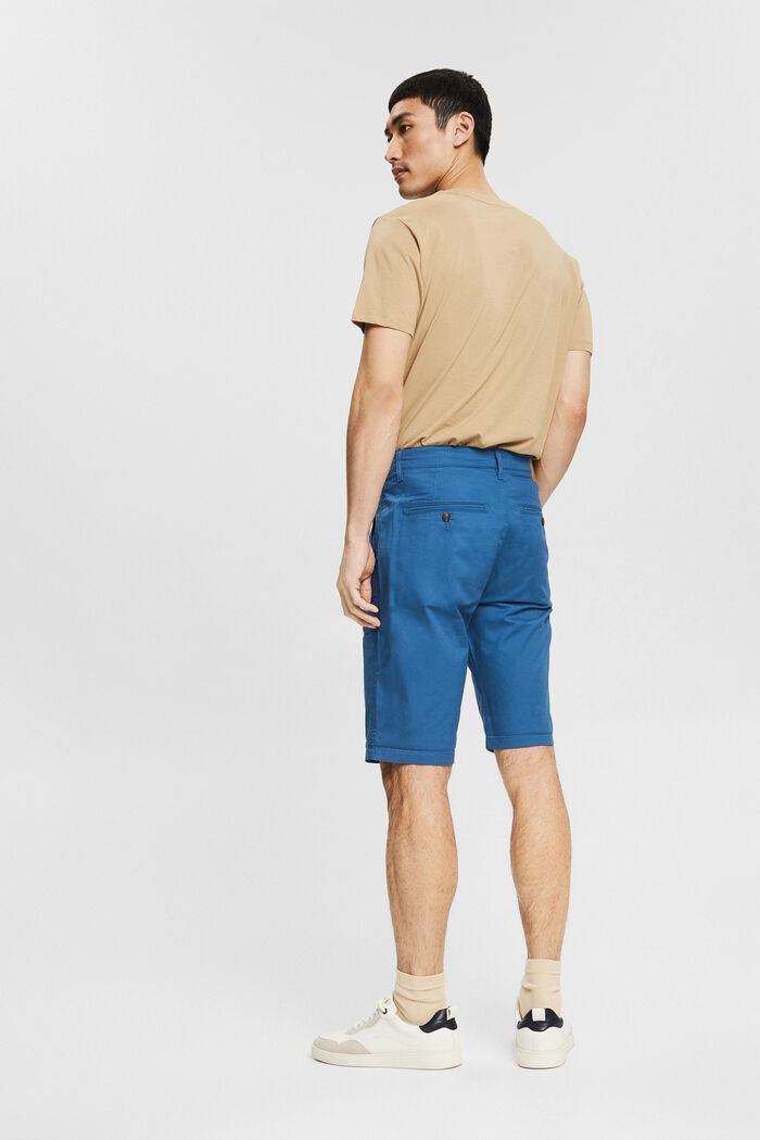 Pantalon court en coton biologique, BLUE, detail image number 3