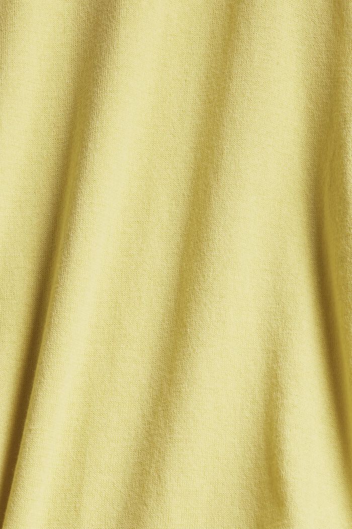 Fashion Sweater, LIME YELLOW, detail image number 4