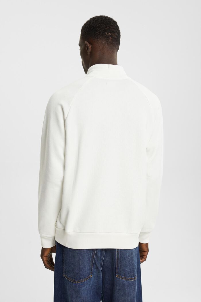 Sweat-shirt à zip court, OFF WHITE, detail image number 3