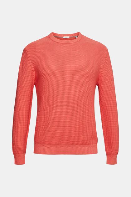 Pull-over 100 % coton, CORAL, overview