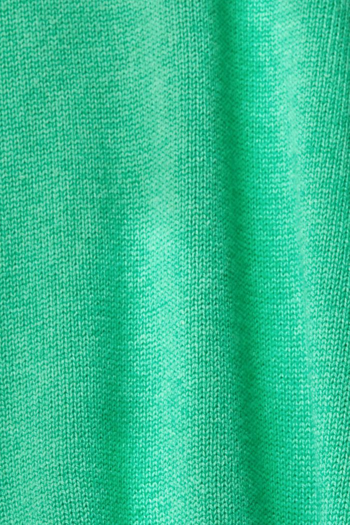 Pull en maille de coton durable, GREEN, detail image number 1