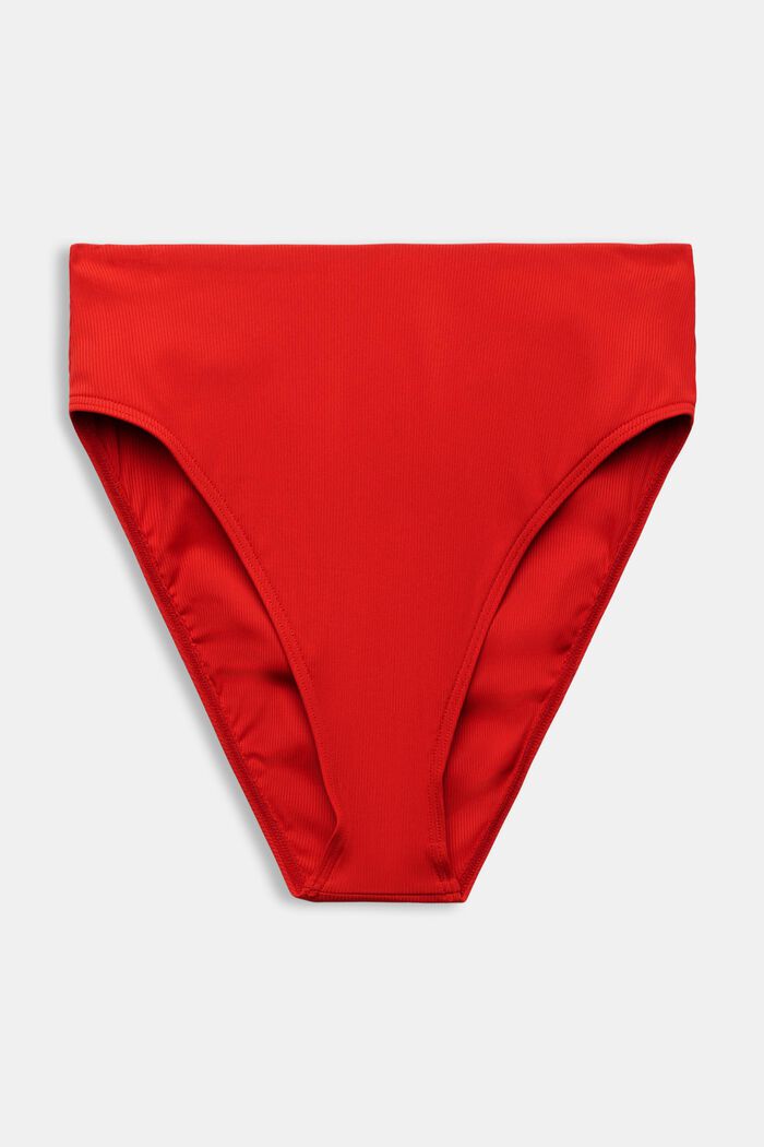 Bas de bikini taille mi-haute, DARK RED, detail image number 4