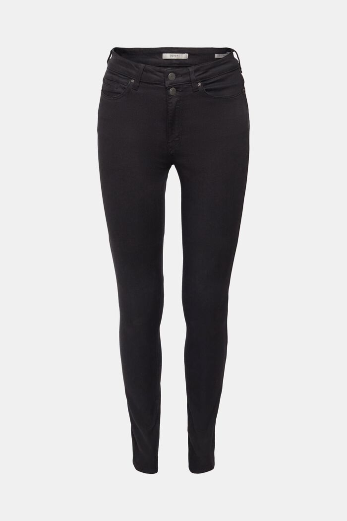 Pantalon stretch, TENCEL™, BLACK, detail image number 7