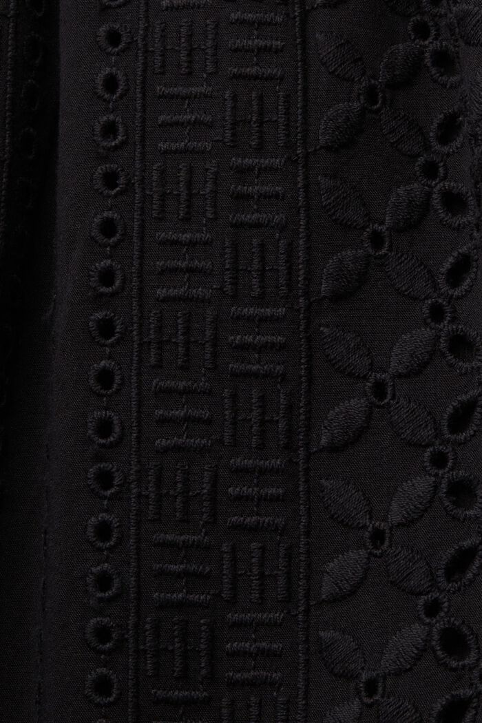 Jupe brodée, LENZING™ ECOVERO™, BLACK, detail image number 5
