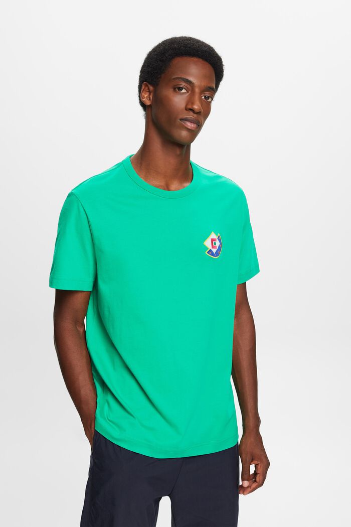 T-shirt à logo graphique, GREEN, detail image number 2