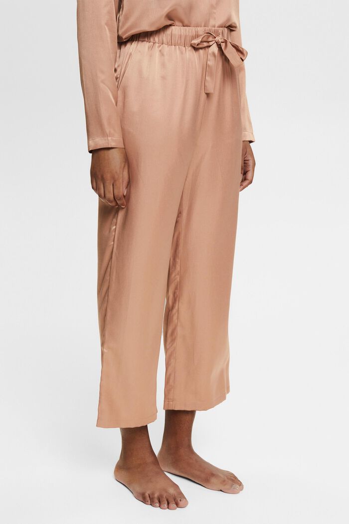 Pantalon de pyjama à teneur en LENZING™ ECOVERO™, SKIN BEIGE, detail image number 0