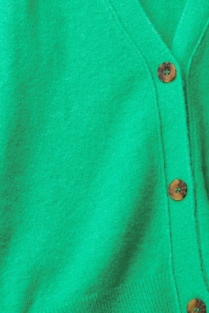 Cardigan en laine mélangée, LIGHT GREEN, detail image number 1