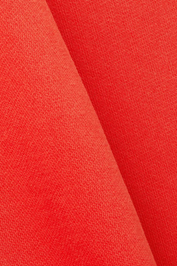 Sweat-shirt uni de coupe Regular Fit, RED, detail image number 6