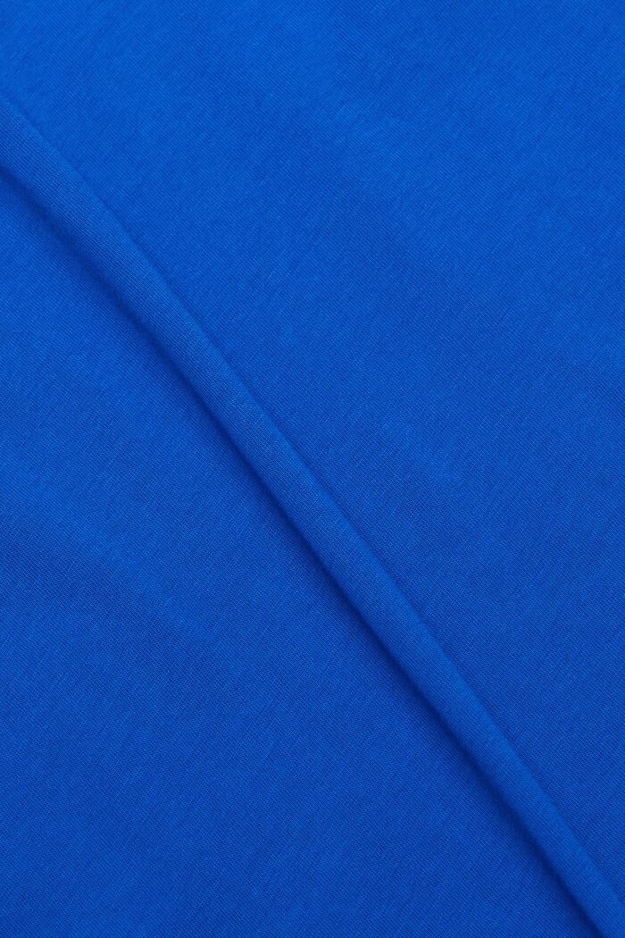 Polo à col en maille moulinée multicolore, BRIGHT BLUE, detail image number 5