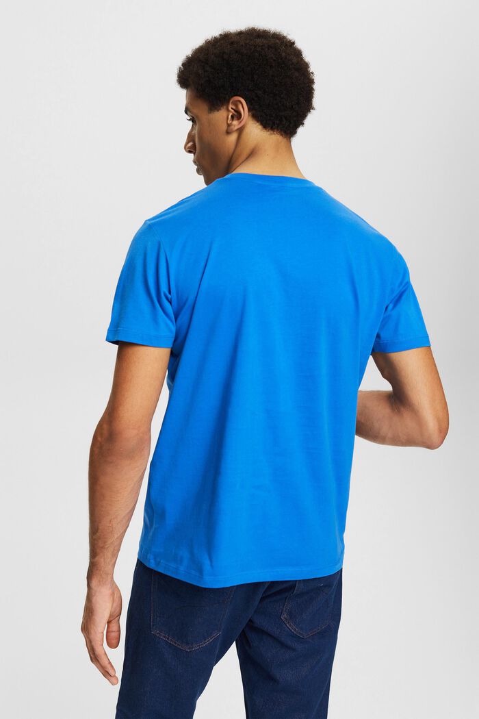 T-shirt à imprimé, en jersey, BRIGHT BLUE, detail image number 3