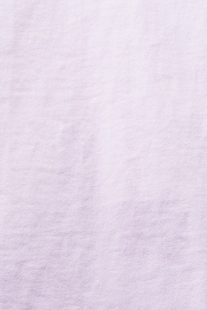 T-shirt à manches courtes en mélange de matières, LAVENDER, detail image number 4