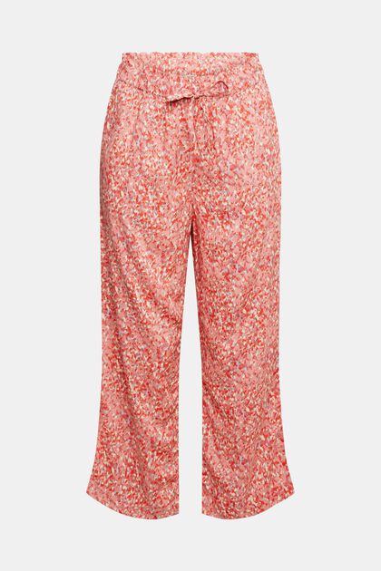 Pantalon de pyjama imprimé, LENZING™ ECOVERO™, TERRACOTTA, overview