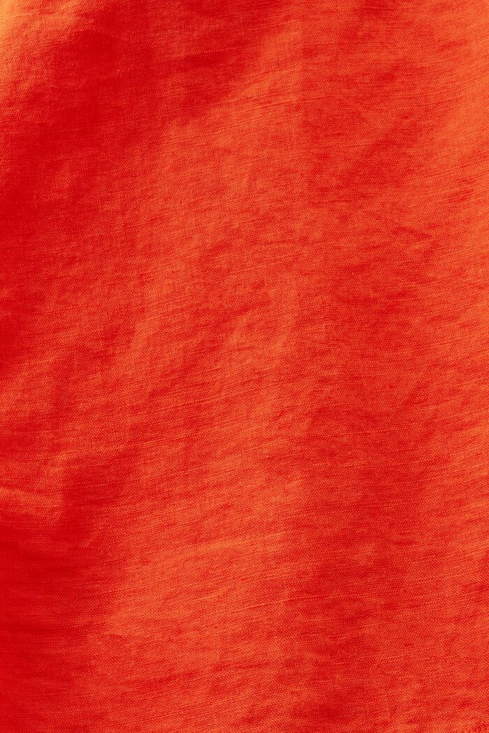 Blouses woven, BRIGHT ORANGE, detail image number 5