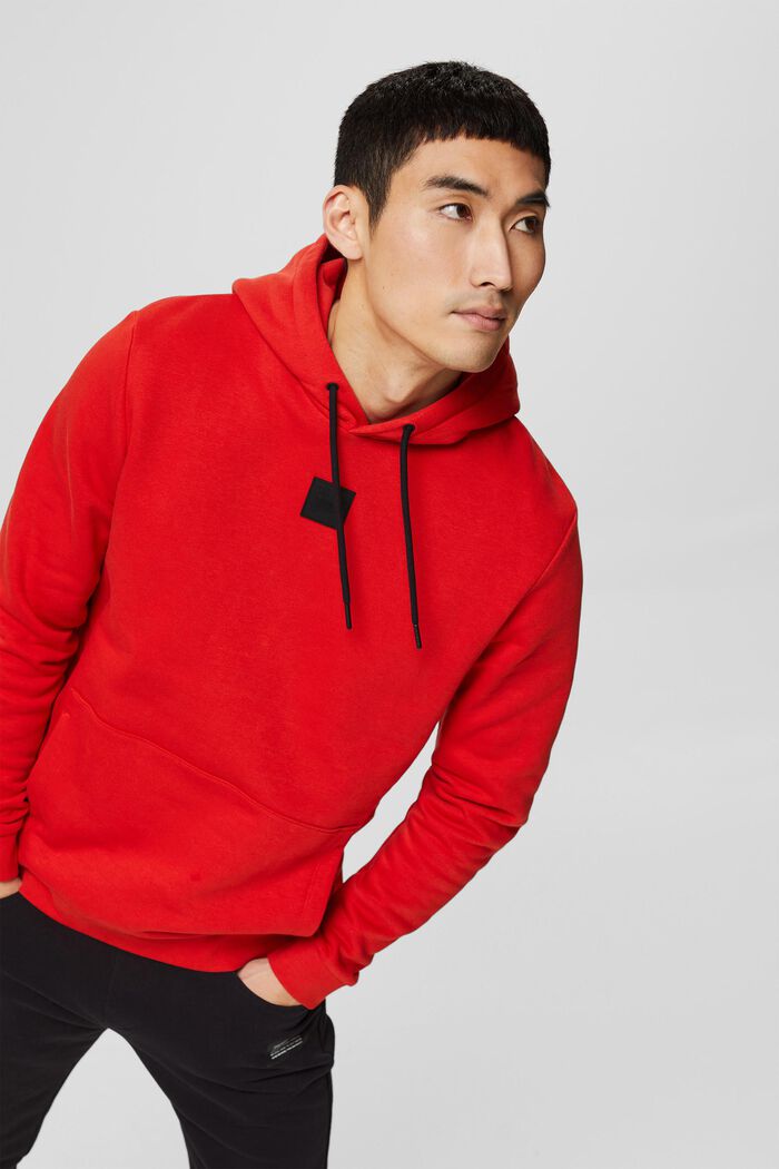 Sweatshirt, RED ORANGE, detail image number 4