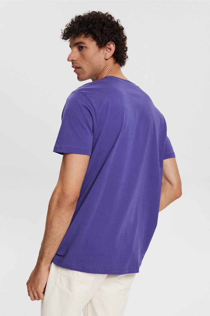 T-shirt en jersey à imprimé, 100 % coton, DARK PURPLE, detail image number 3