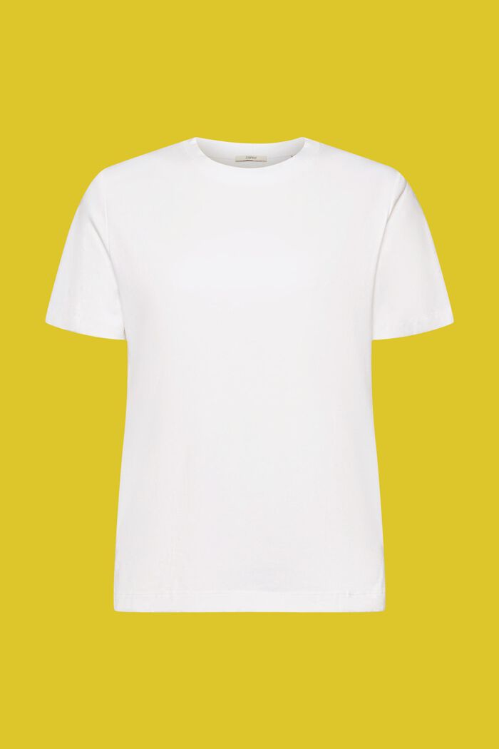 T-shirt en coton mélangé, WHITE, detail image number 7