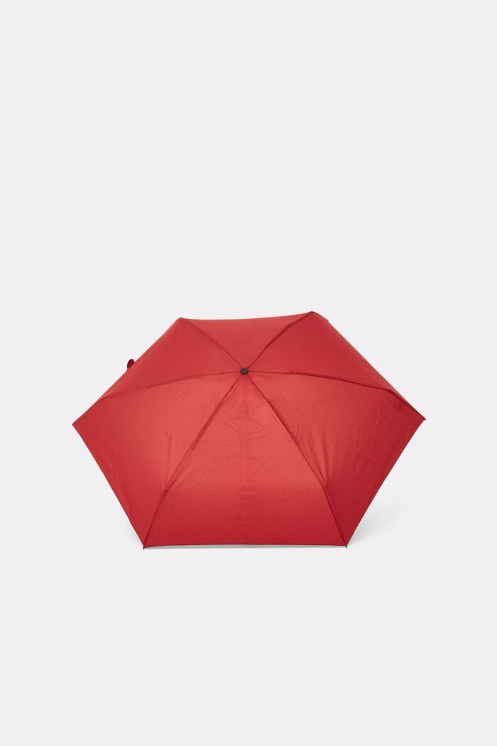Mini parapluie de poche, écologique et hydrofuge, RED, overview