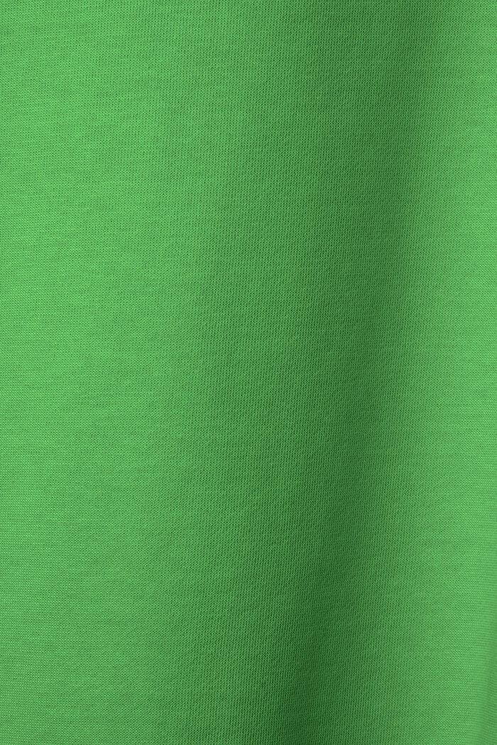 Sweat-shirt unisexe en maille polaire de coton orné d’un logo, GREEN, detail image number 5