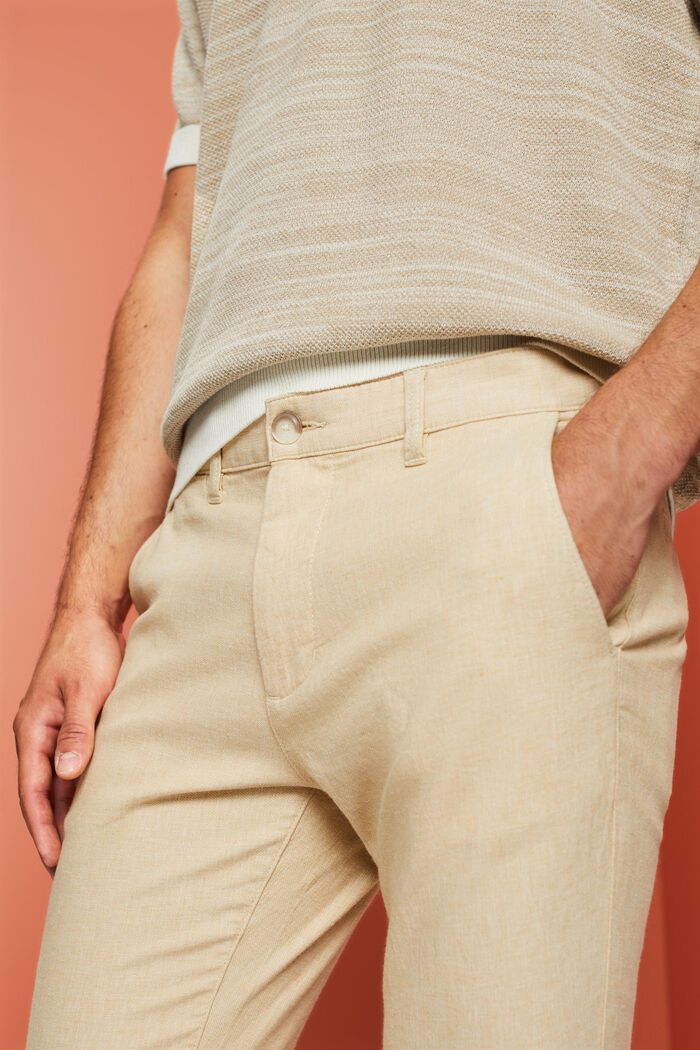 Pantalon chino d’été, LIGHT BEIGE, detail image number 2