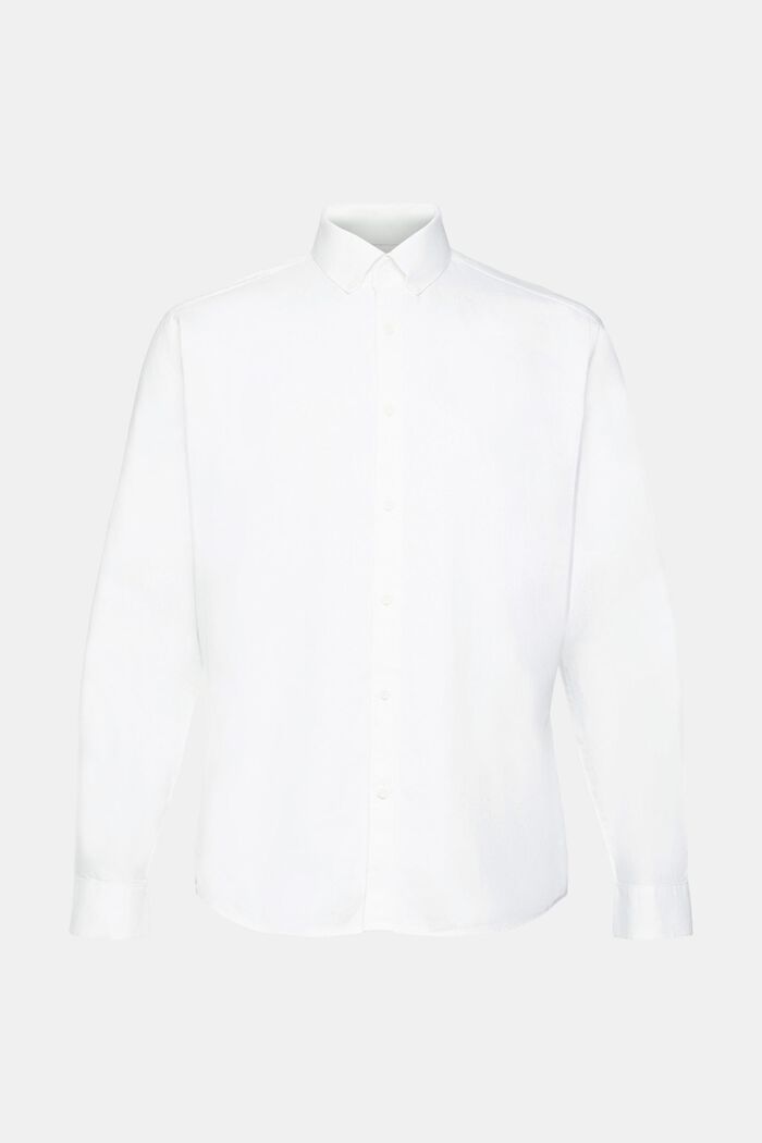 Chemise à col boutonné coupe Slim Fit, OFF WHITE, detail image number 6