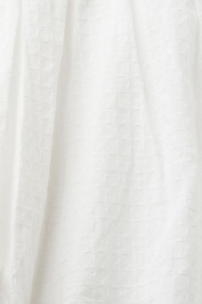 Chemisier oversize, 100 % coton, WHITE, detail image number 6