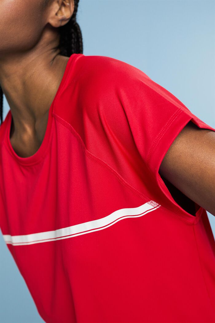 T-shirt de sport, RED, detail image number 3