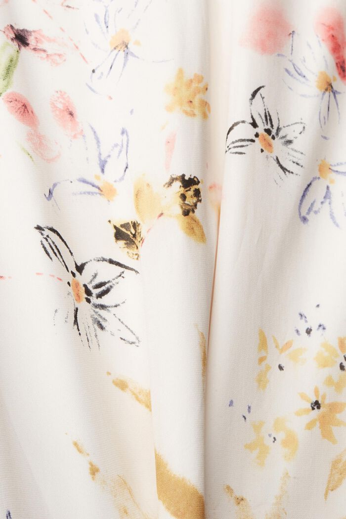 Robe en mousseline à motif floral, LENZING™ ECOVERO™, OFF WHITE, detail image number 4